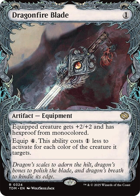 Dragonfire Blade #324 (Showcase) Tarkir: Dragonstorm