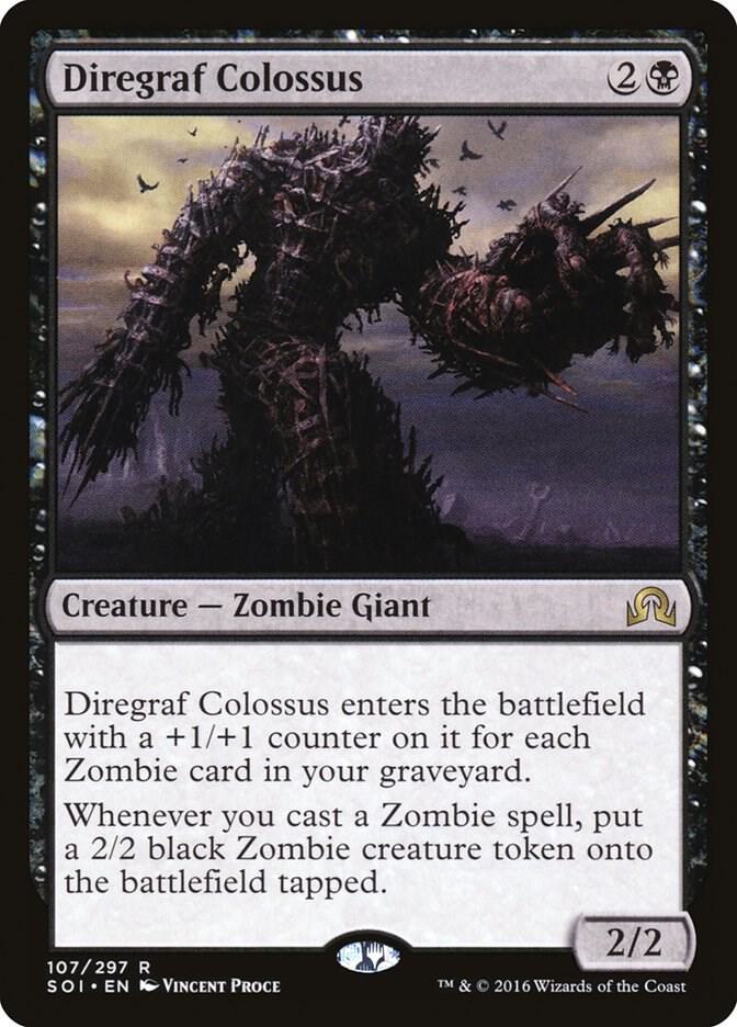Diregraf Colossus #107 Shadows over Innistrad