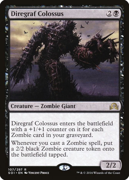 Diregraf Colossus #107 Shadows over Innistrad