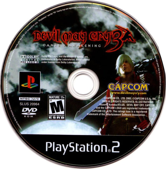 PS2 Devil May Cry 3: Dante's Awakening (Disc Only)