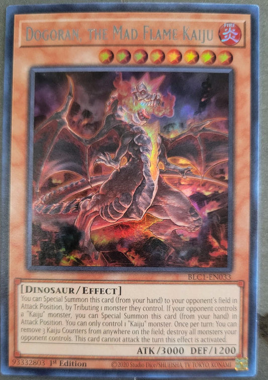 Dogoran, The Mad Flame Kaiju 1st Edition Battles of Legend Chapter 1 EN033