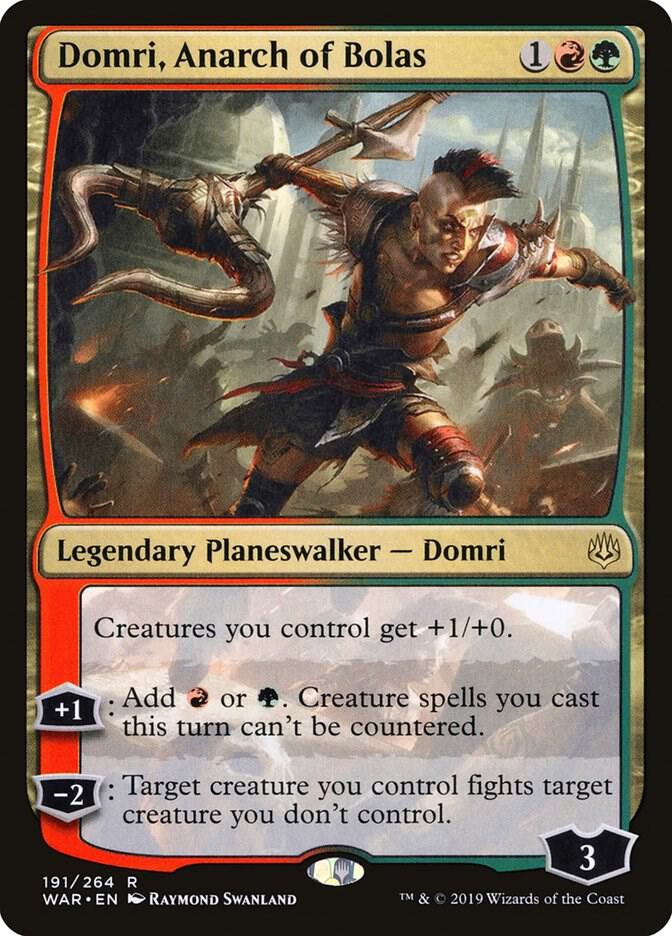 Domri, Anarch of Bolas #191 War of the Spark