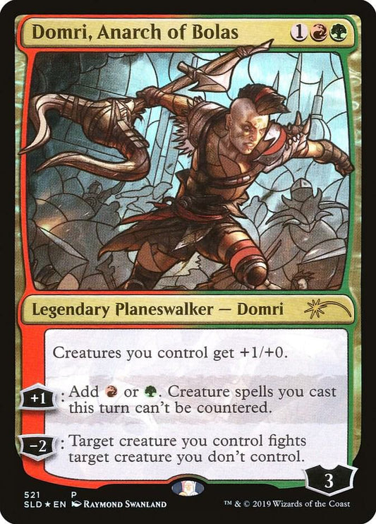 Domri, Anarch of Bolas (Staned Glass) #521 FOIL Secret Lair Drop Series