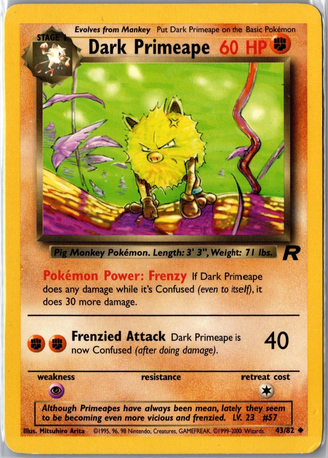 Dark Primeape (Unlimited Edition) #43 Team Rocket