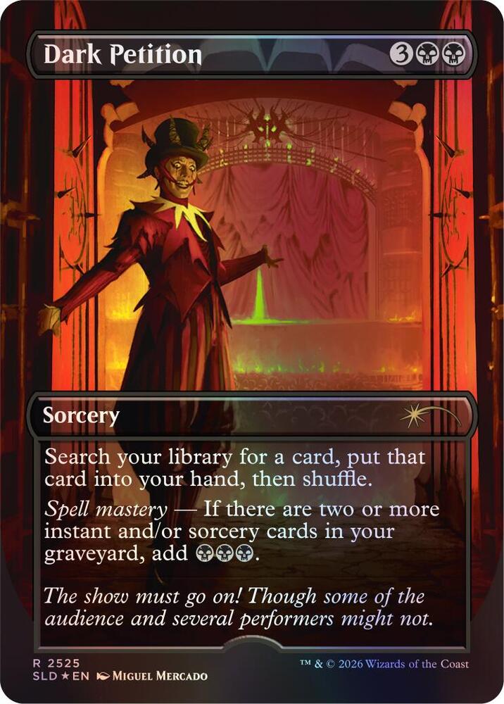 Dark Petition #2525 FOIL Secret Lair Drop Series