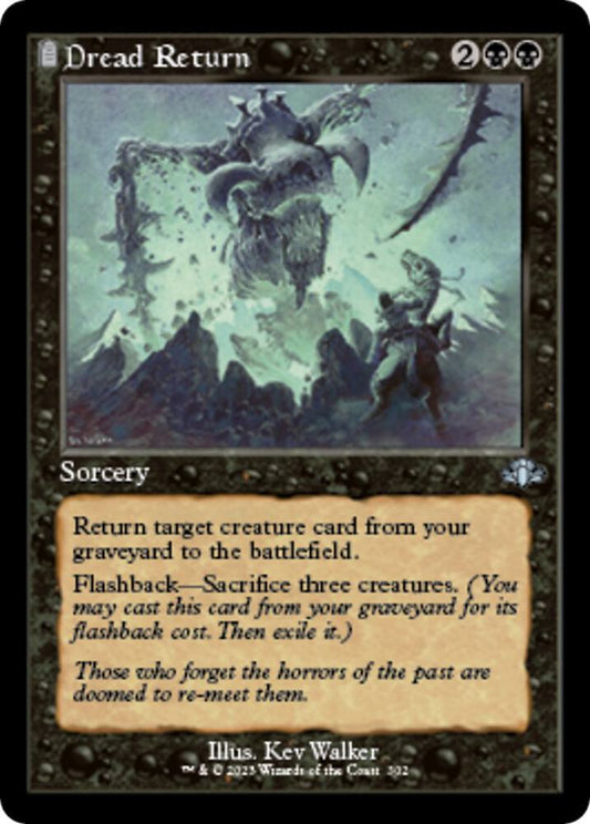 Dread Return (Retro Frame) #302 Dominaria Remastered