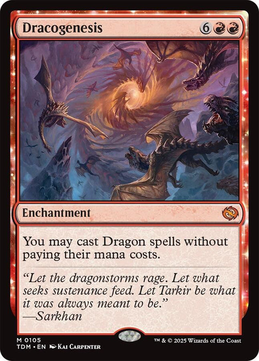 Dracogenesis #105 FOIL Tarkir: Dragonstorm