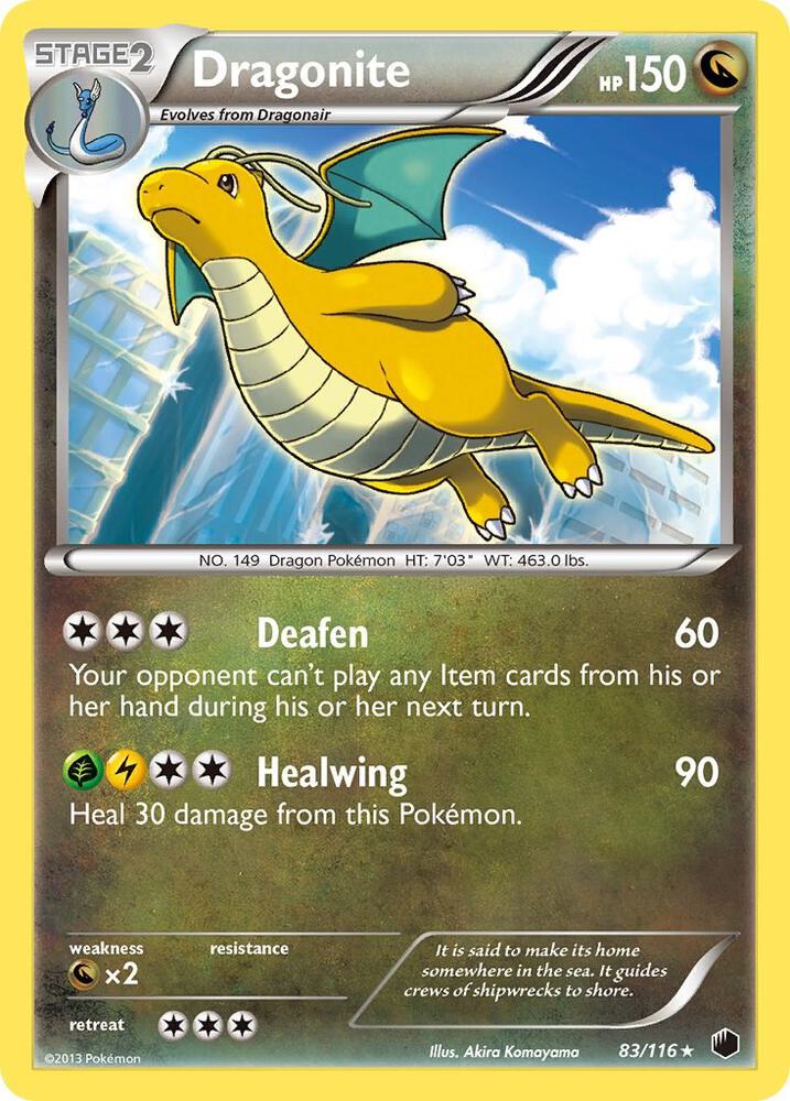 Dragonite #83 HOLOFOIL Plasma Freeze