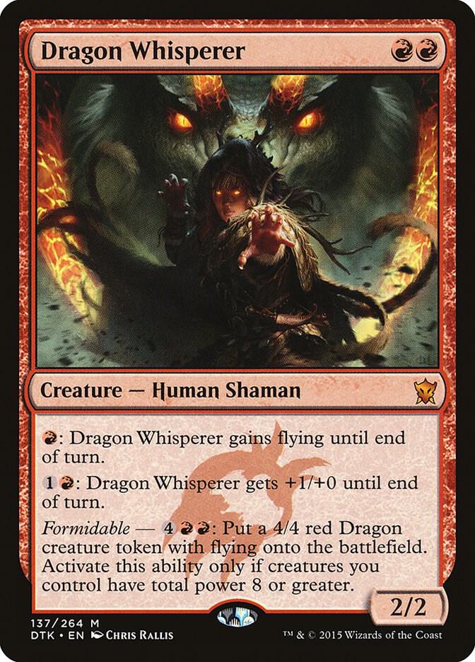 Dragon Whisperer #137 FOIL Dragons of Tarkir