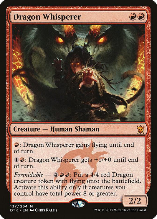Dragon Whisperer #137 FOIL Dragons of Tarkir