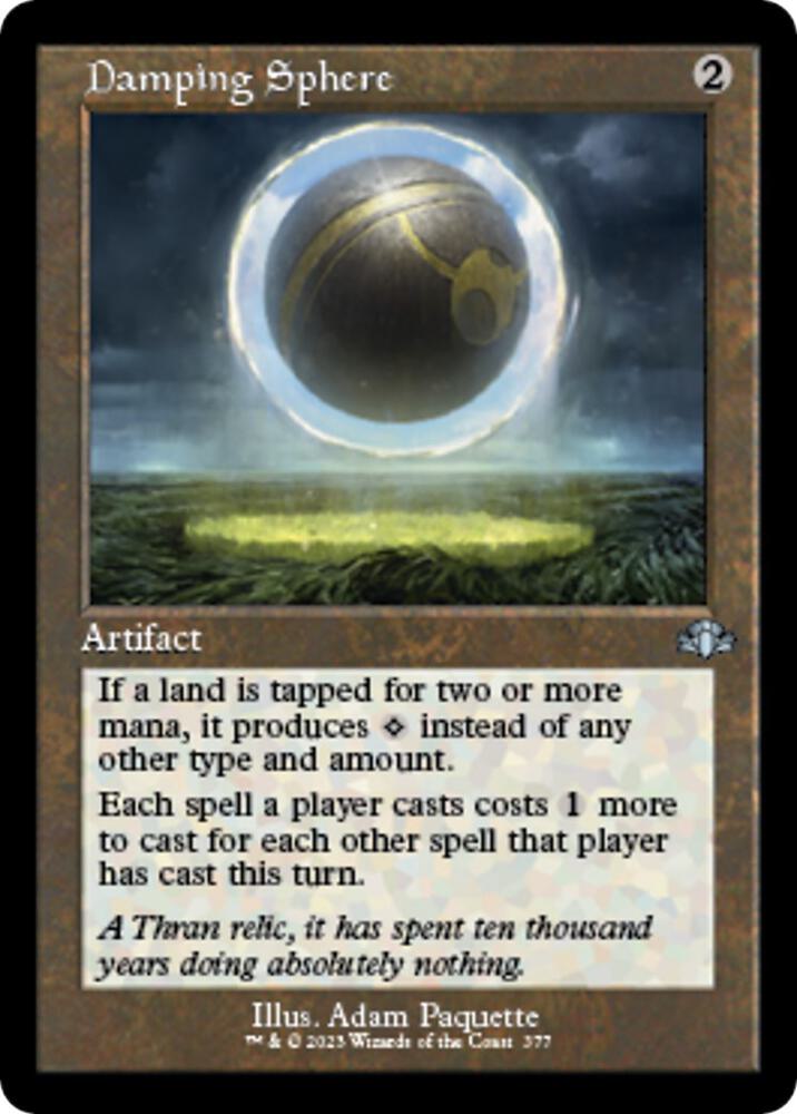 Damping Sphere (Retro Frame) #377 Dominaria Remastered