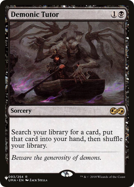 Demonic Tutor #93 The List Reprints