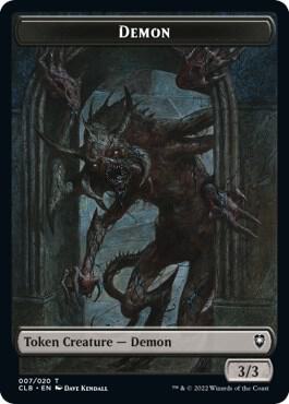 Demon Token #7 Commander Legends: Battle for Baldur's Gate