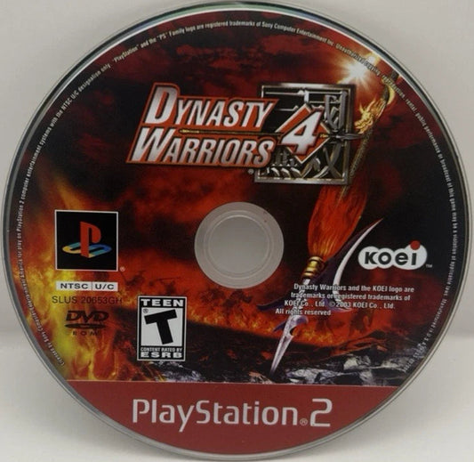 PS2 Dynasty Warriors 4 (Disc Only)