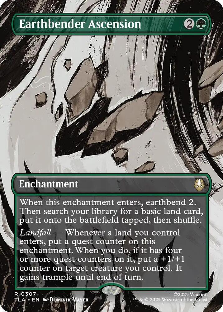 Earthbender Ascension (Borderless) #307 FOIL Avatar: The Last Airbender