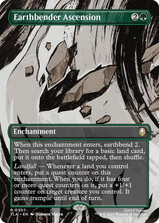 Earthbender Ascension (Borderless) #307 FOIL Avatar: The Last Airbender
