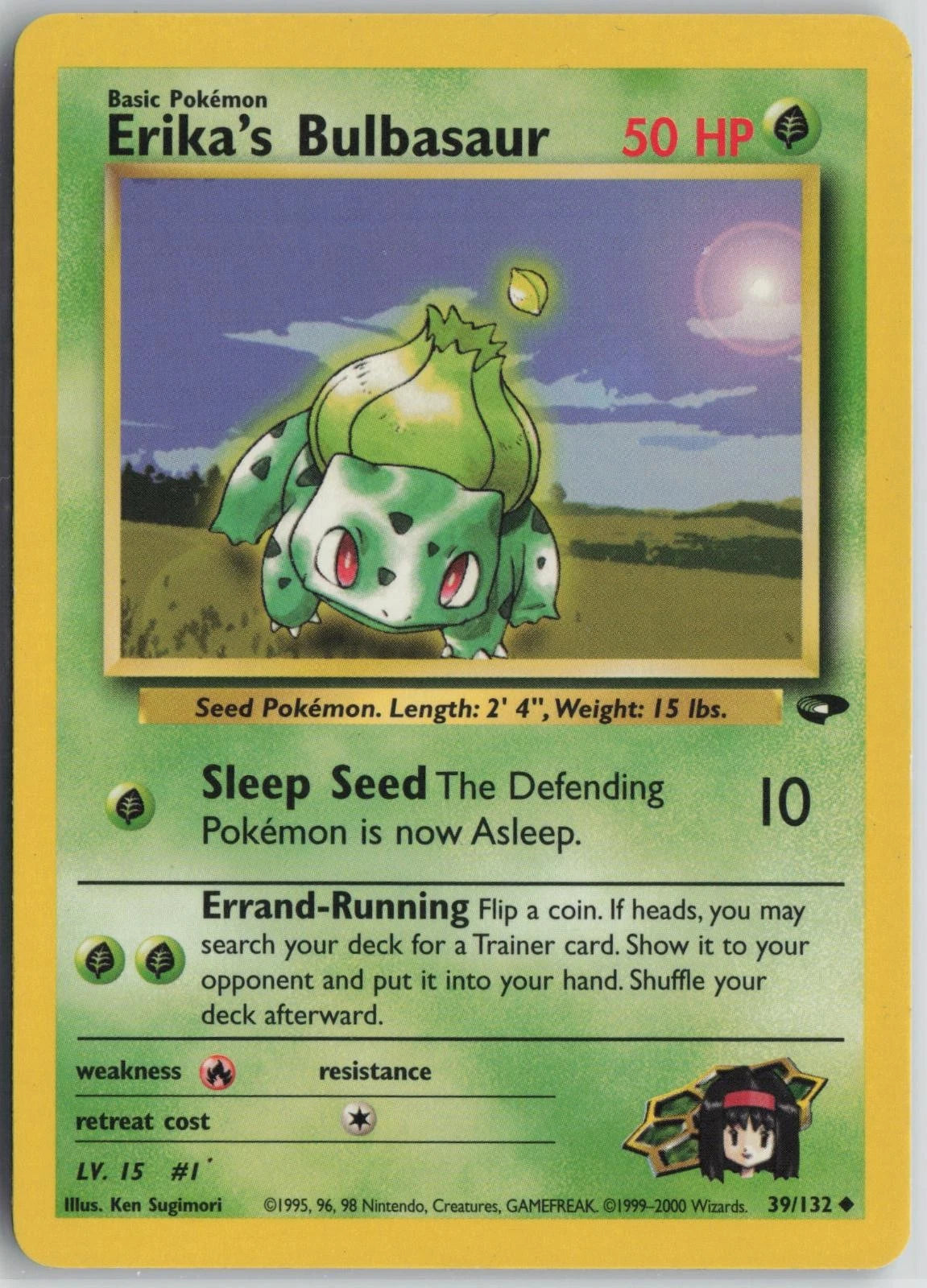 Erika's Bulbasaur (Unlimited Edition) #39 Gym Challenge
