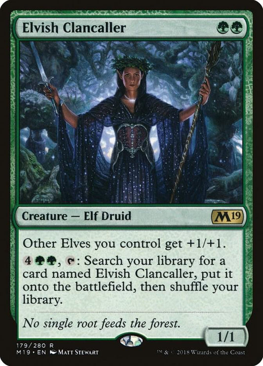 Elvish Clancaller #179 Core Set 2019