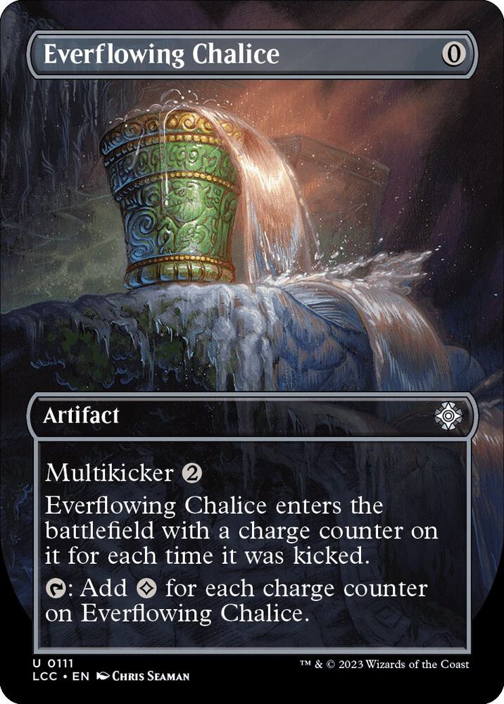 Everflowing Chalice #111 (Borderless) Commander: The Lost Caverns of Ixalan