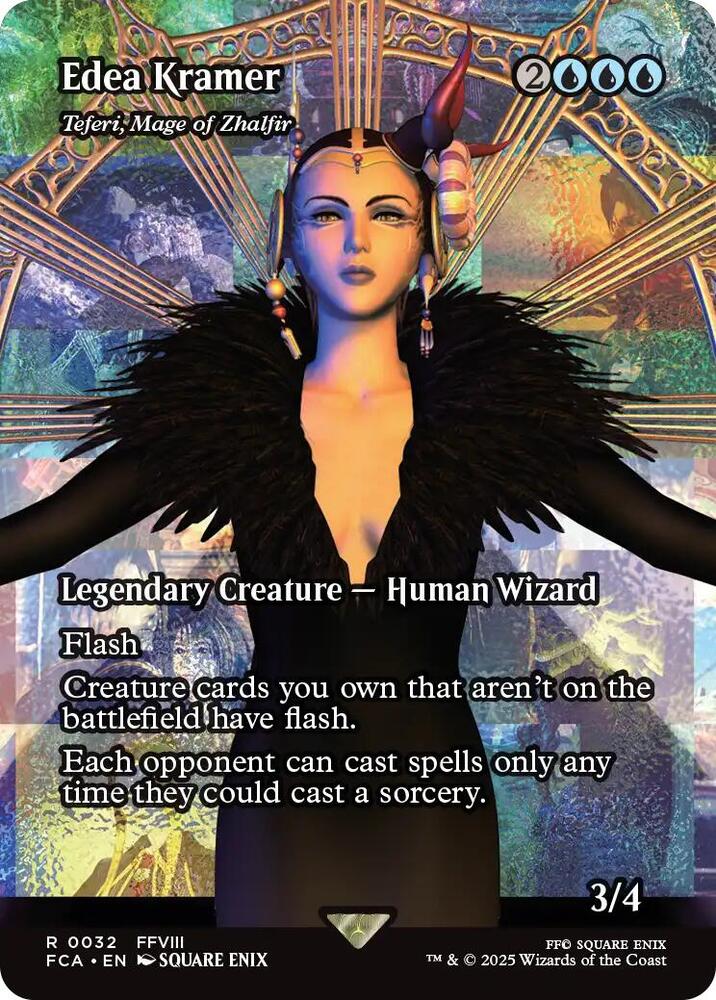 Edea Kramer (Teferi, Mage of Zhalfir) (Showcase) #32 FOIL Final Fantasy: Through the Ages