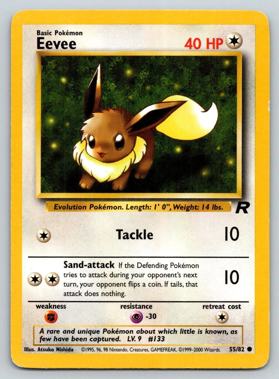 Eevee (Unlimited) #55 Team Rocket
