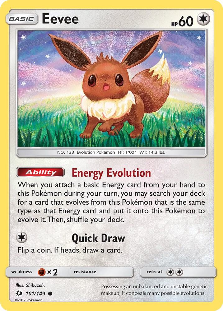 Eevee #101 SM Base Set