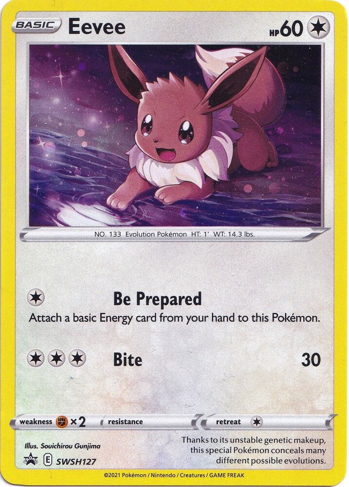 Eevee #SWSH127 SWSH: Sword & Shield Promo Cards