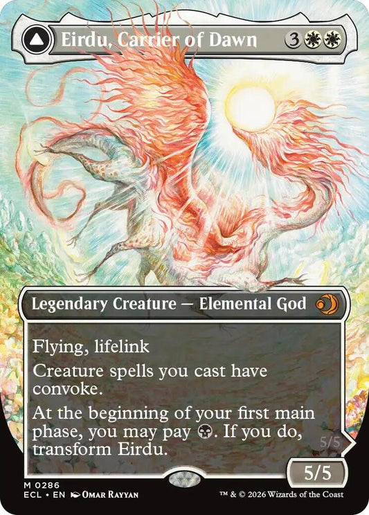 Eirdu, Carrier of Dawn (Borderless) #286 Lorwyn Eclipsed