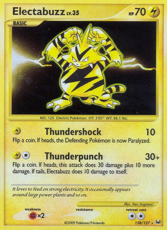 Electabuzz #128 HOLOFOIL Platinum