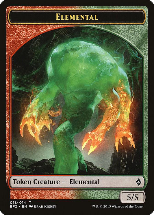 Elemental Token #11 Battle for Zendikar