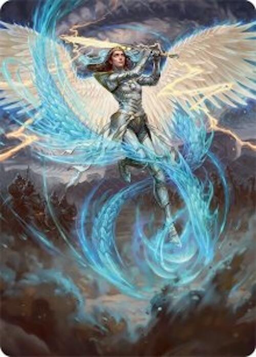 Elspeth, Storm Slayer Art Card #49 Tarkir Dragonstorm
