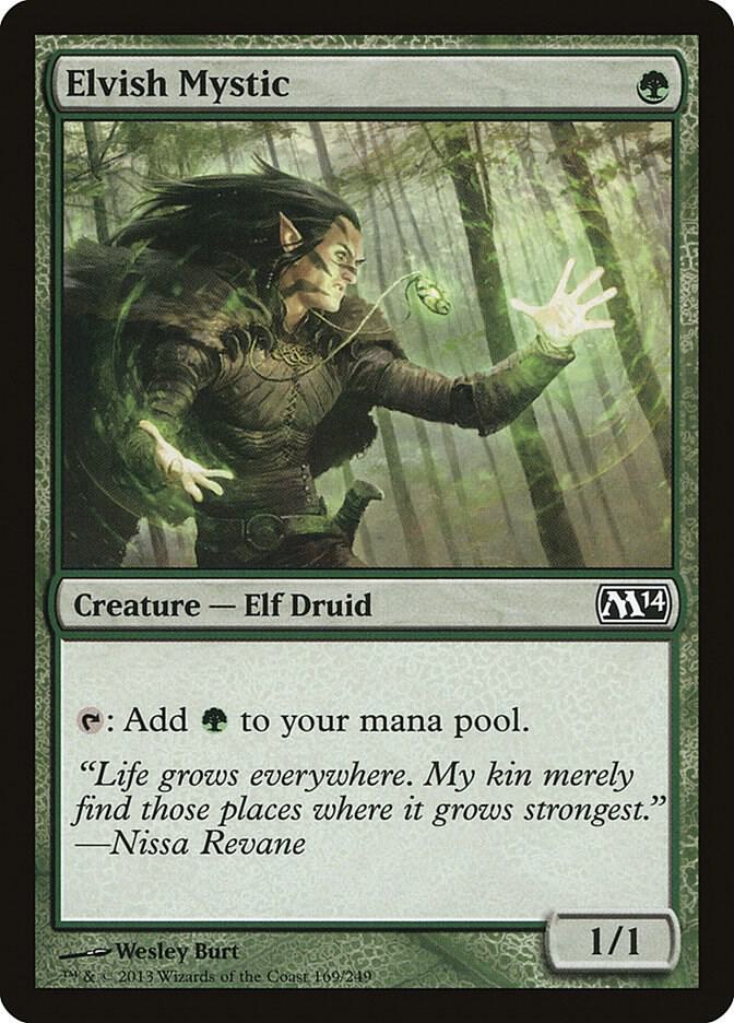 Elvish Mystic #169 Magic 2014