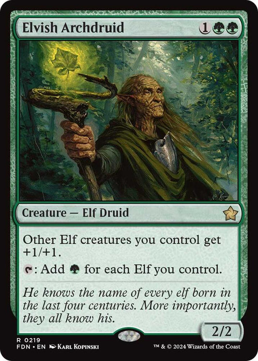 Elvish Archdruid #219 Foundations