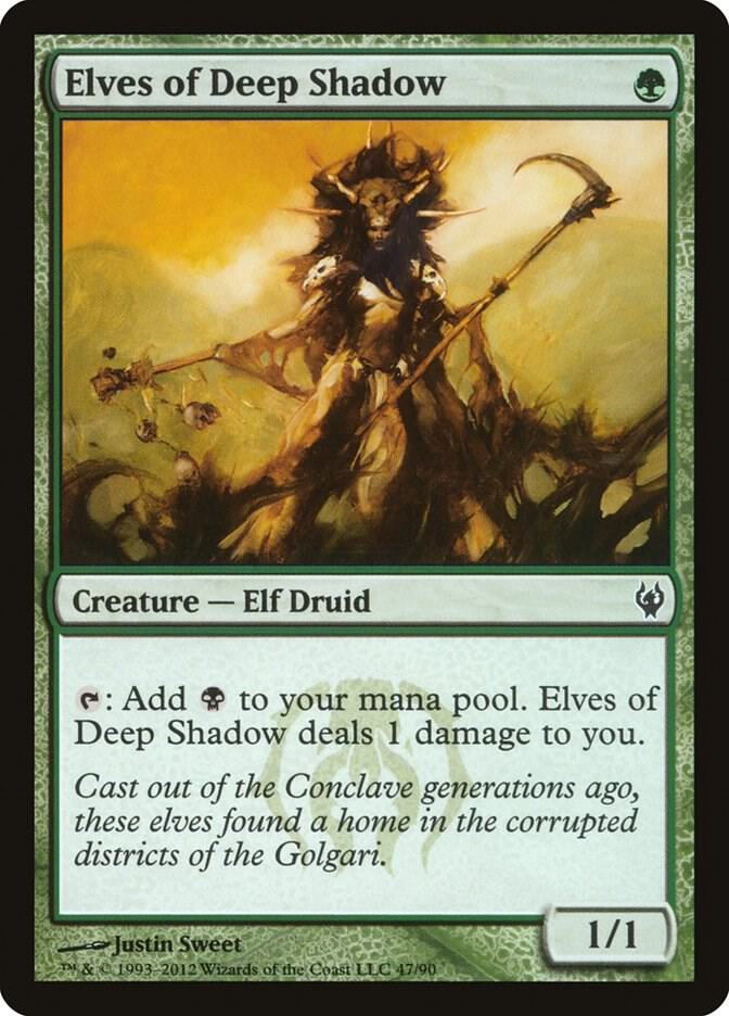 Elves of Deep Shadow #47 Duel Decks: Izzet Vs. Golgari
