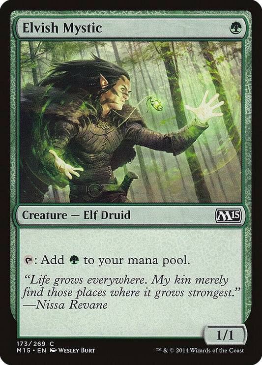 Elvish Mystic #173 Magic 2015