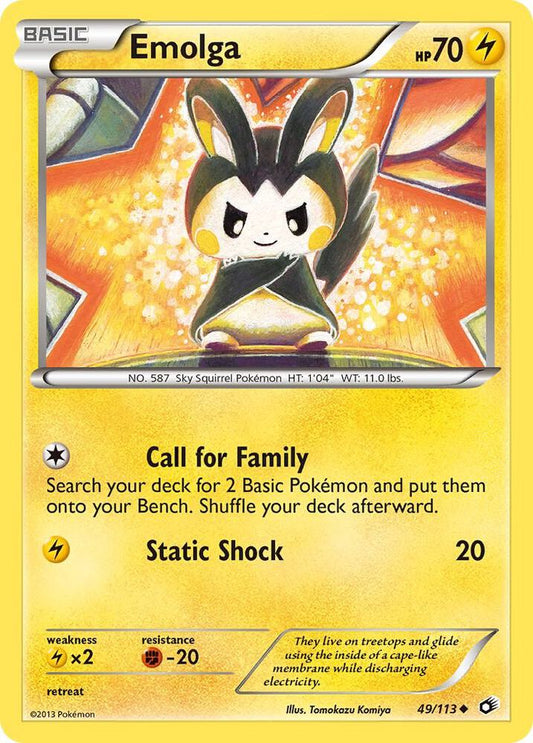 Emolga #49 Legendary Treasures