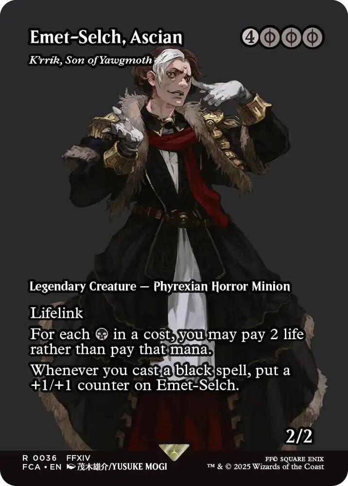 Emet-Selch, Ascian (K'rrik, Son of Yawgmoth) (Showcase) Final Fantasy: Through the Ages
