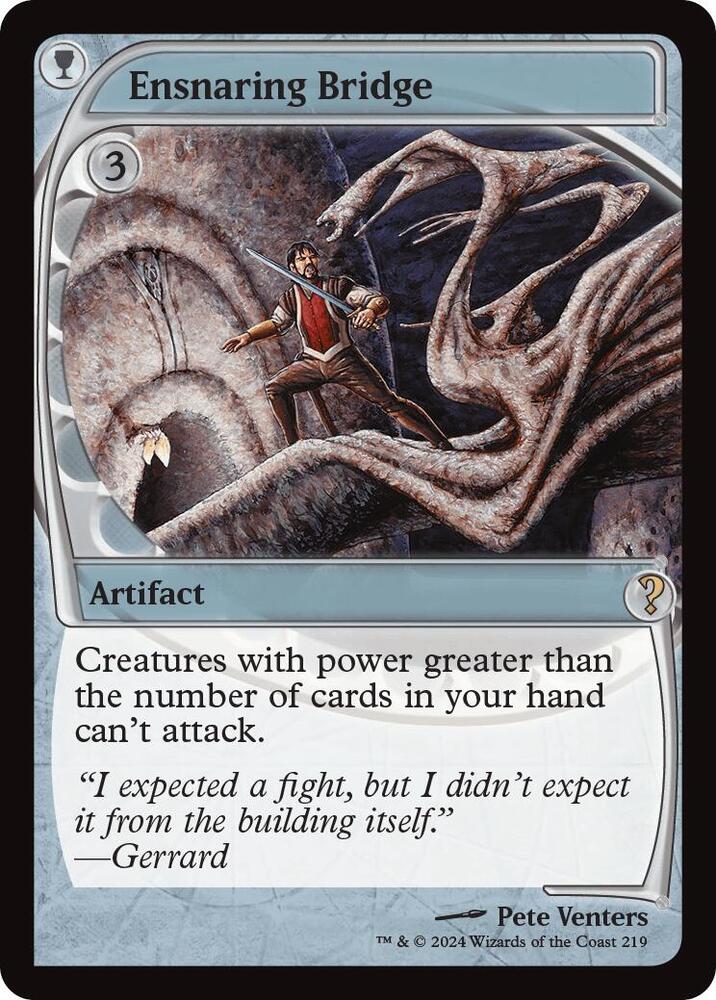 Ensnaring Bridge (Future Sight) #219 Mystery Booster 2