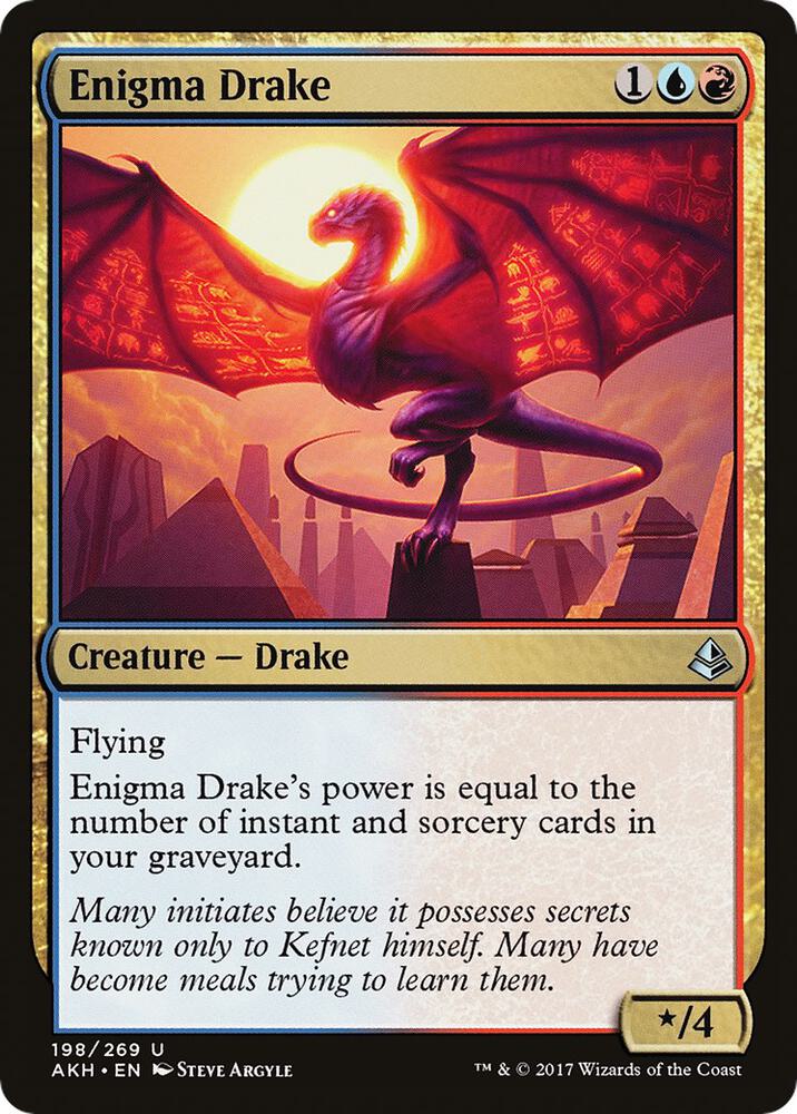 Enigma Drake #198 FOIL Amonkhet