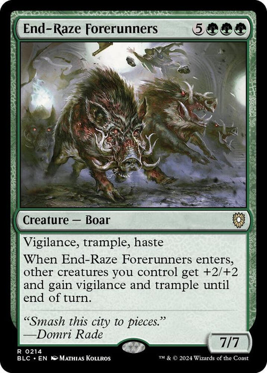 End-Raze Forerunners #214 Commander: Bloomburrow