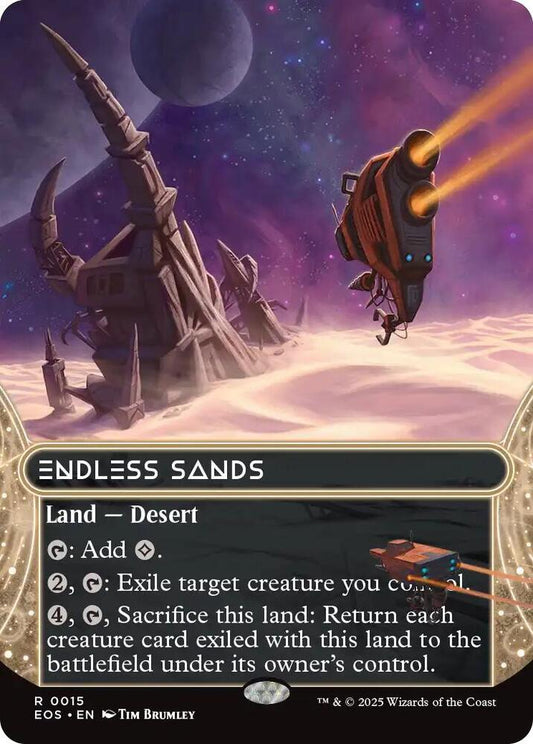 Endless Sands #15 (Borderless) FOIL Edge of Eternities: Stellar Sights