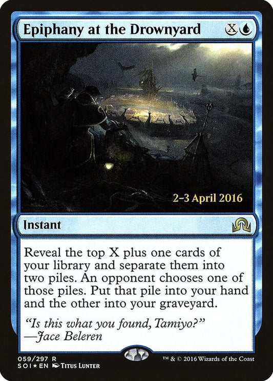 Epiphany at the Drownyard #59 FOIL Prerelease Cards (Shadows Over Innistrad)