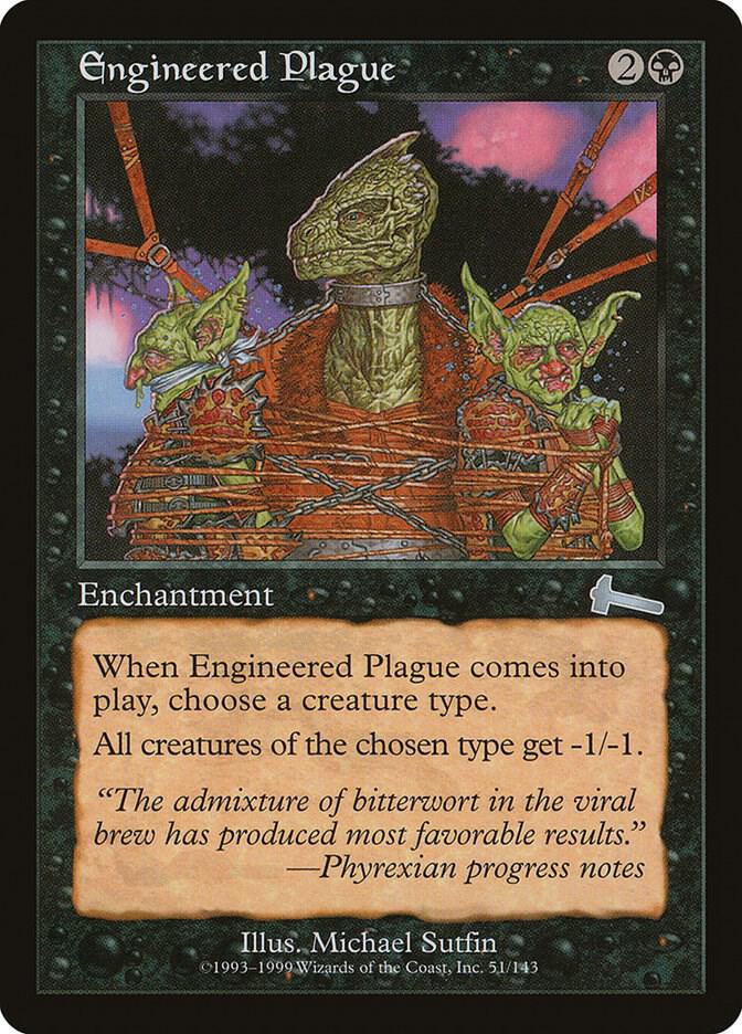 Engineered Plague #51 Urza's Legacy