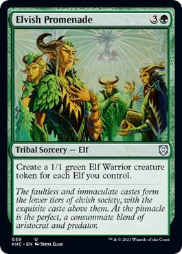 Elvish Promenade #59 Commander: Kaldheim