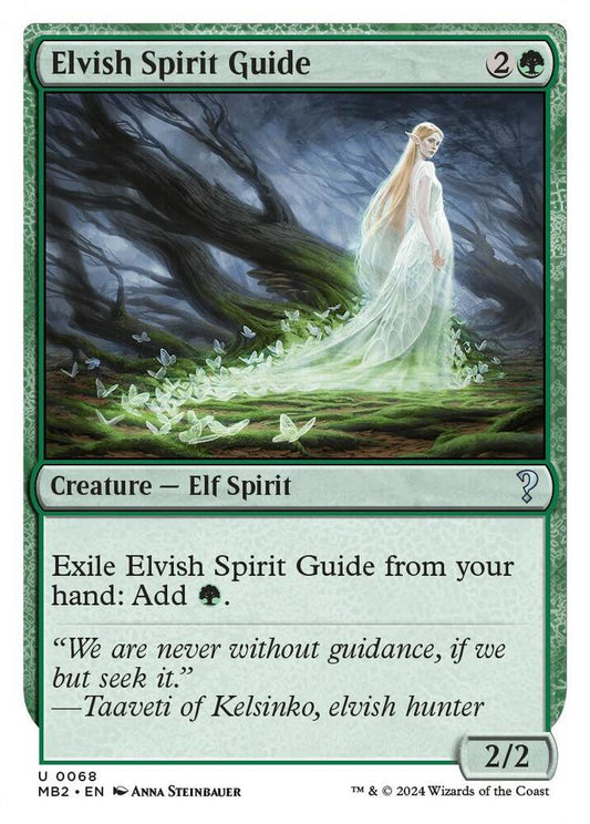 Elvish Spirit Guide (White Border) #68 Myster Booster 2