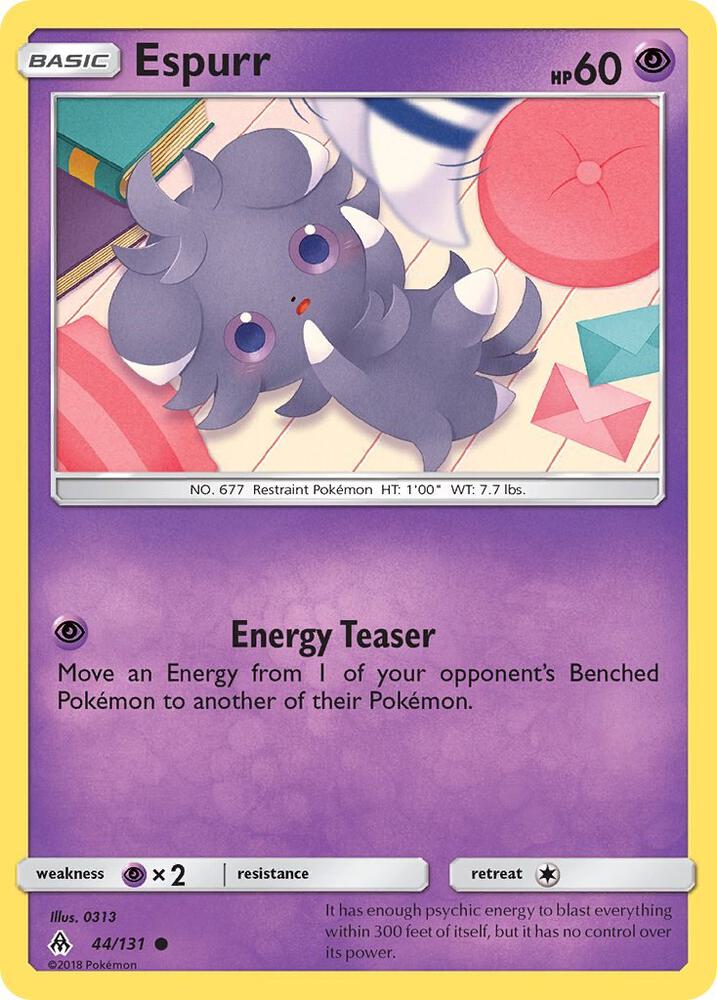Espurr #44 SM - Forbidden Light