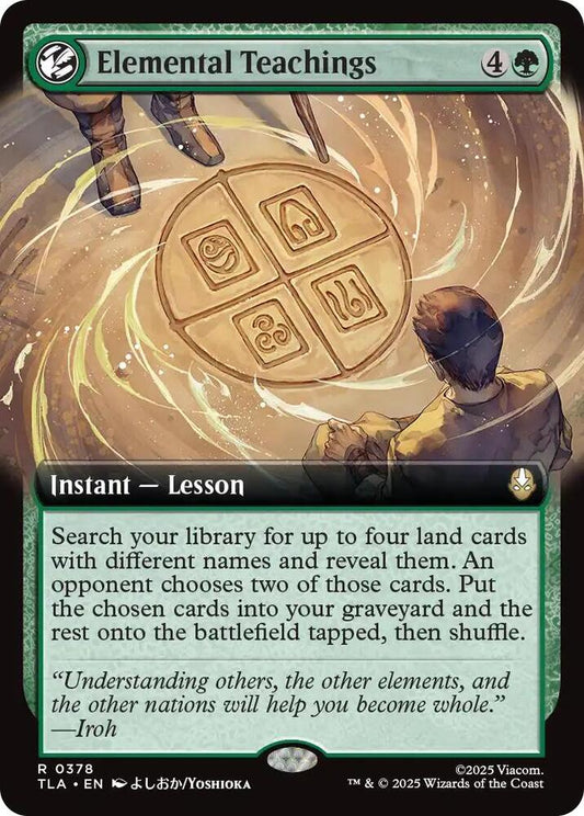 Elemental Teachings (Extended Art) #378 Avatar: The Last Airbender