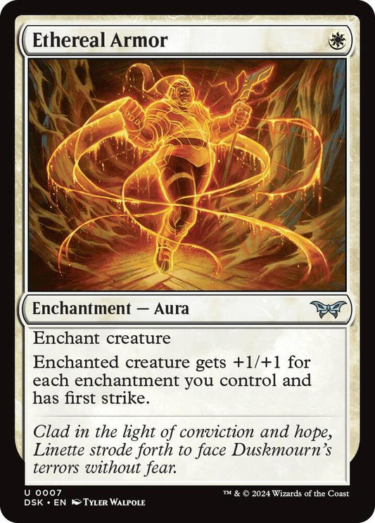 Ethereal Armor #7 FOIL Duskmourn: House of Horror
