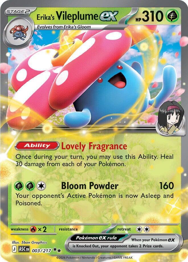 Erika's Vileplume EX #3 ME: Ascended Heroes