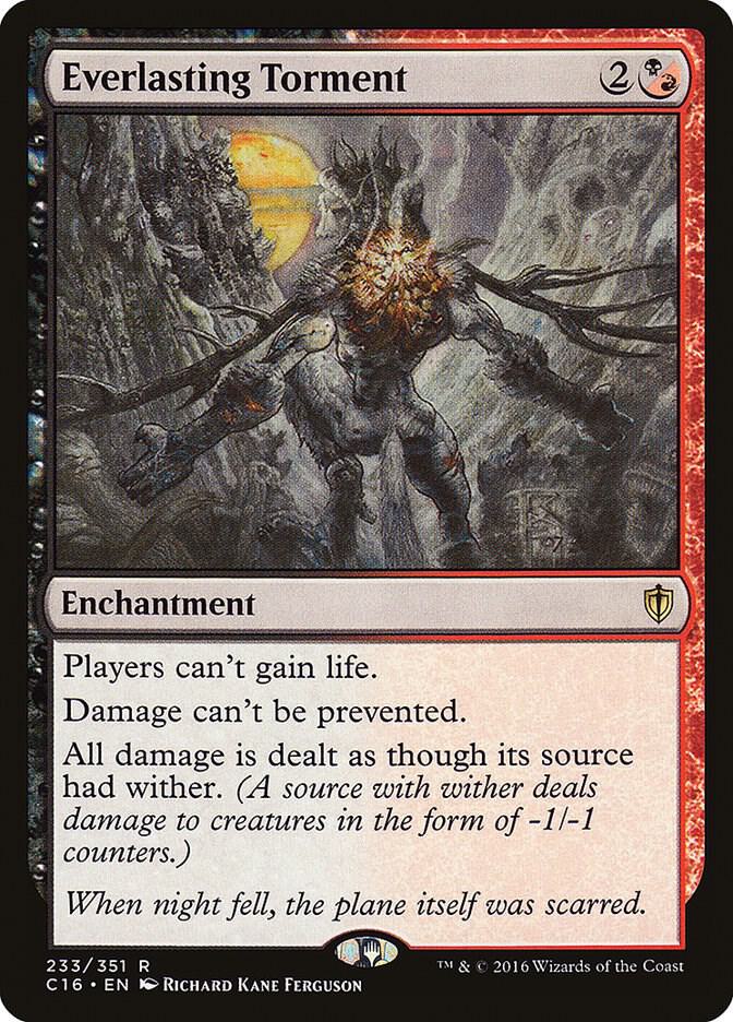 Everlasting Torment #233 Commander 2016